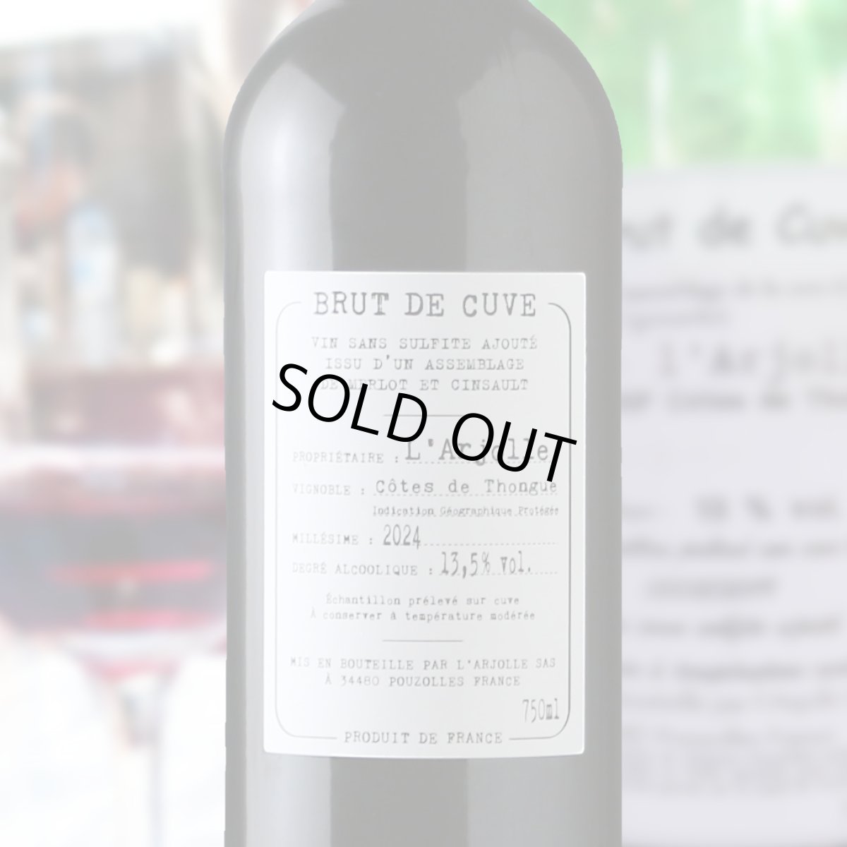 画像1: ラルジョル ブリュット ド キューブ ルージュ （赤ワイン フランス ラングドック） (1)