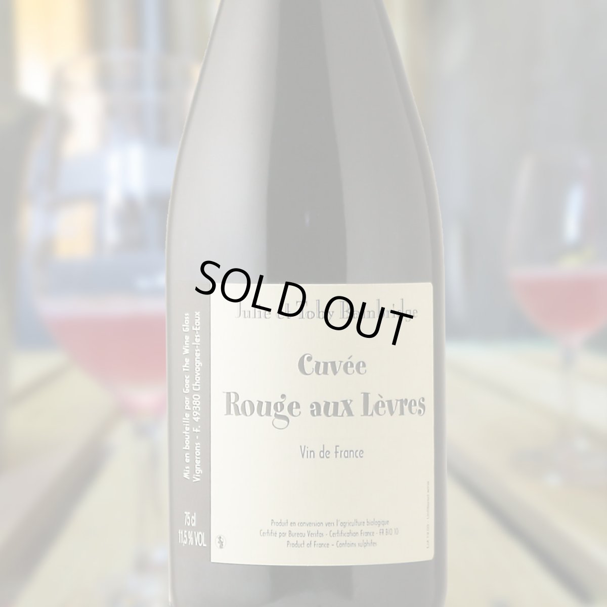 画像1: トビー ベインブリッジ ルージュ オー レーヴレ（赤ワイン フランス ロワール　トビー ベインブリッジ） (1)